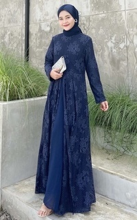 Gamis NAVY ALIA DRESS NAVY-452407
