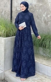 Gamis NAVY ALIA DRESS NAVY-452408