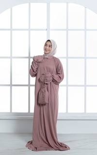 Mukena Mukena Zalina Abaya Set Bergo