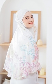 Hijab Instan HAZZA BERGO OFF WHITE