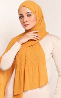 Pashmina Pleated Pashmina (Free Pouch)