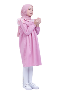 kids' clothing Tunic Rania - Dusty Pink Muda S