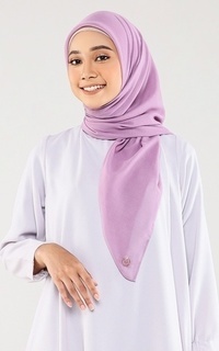 Hijab Polos Malicca Basic Scarves Bright Lilac