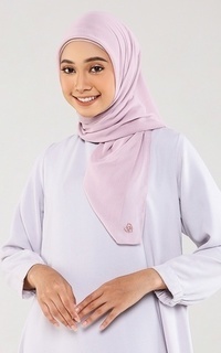 Hijab Polos Malicca Basic Scarves Light Lilac