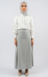 Rok TUNIQUE | Zoeya Skirt bahan Tweed Wool | Bayang Collection