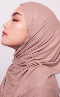 Pashmina Daw Project DH025 MILAN HIJAB PASHMINA SPANDEX | KERUDUNG PASHMINA | PASMINA CREAM