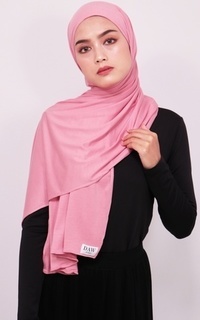 Pashmina DH068 Hijab Pashmina instan Pink