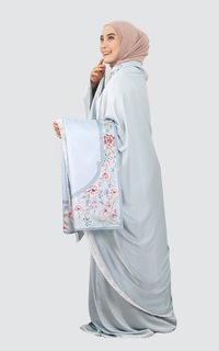 Praying Set Mukena Maharis Baby Blue