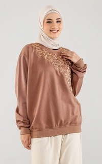 Mia Embroidery Oversize Sweater 2