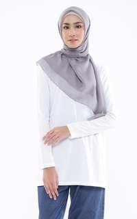 Inner Shirt Manset Cotton Zahra In White