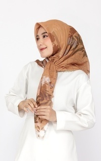 Hijab Motif RONA SCARF ORANGE