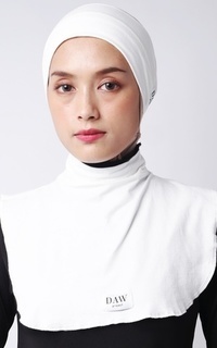Manset DC004 Manset Leher Neck Cover + Bando Broken White White-464006