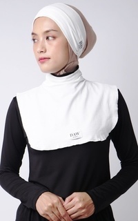 Manset DC004 Manset Leher Neck Cover + Bando Broken White White-464009