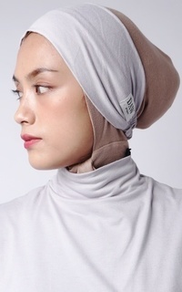 Inner Shirt DC006 Manset Leher Neck Cover + Bando Silver Silver-464015