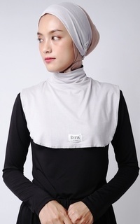 Inner Shirt DC006 Manset Leher Neck Cover + Bando Silver Silver-464017