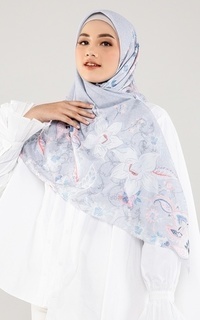 Hijab Motif Belle Series - Gray Dawn