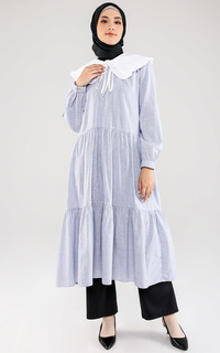 Tunic Sallly Long Tunik Blue