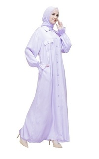 Gamis Ermina Dress -  Pastel Lilac S