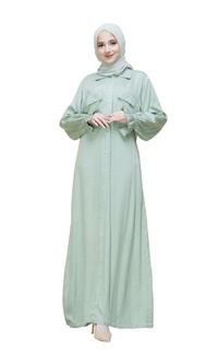 Gamis Ermina Dress - Green Ferm S