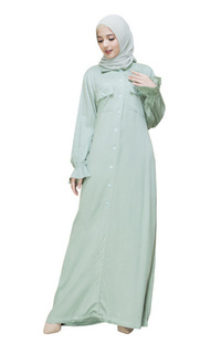 Gamis Ermina Dress - Green Ferm M