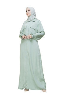 Long Dress Ermina Dress - Green Ferm L