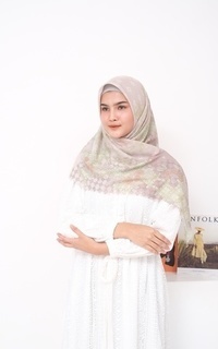 Hijab Motif DIANNOVA SCARF CREAM