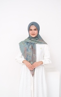 Printed Scarf CAPILLUS SCARF GREEN