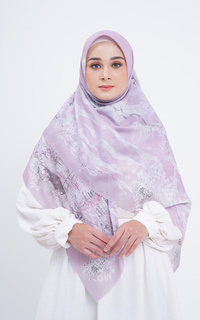 Hijab Motif Spring Series Large - Plum
