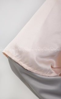 Dress Cape Dress Grey-Peach-46695