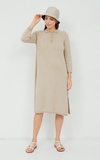 Tunik NONA Peony Knit Dress Mocca