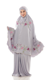 Praying Set Mukena Bordir Elisa Abu-467164