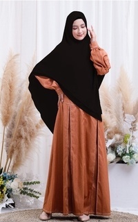 Instant Hijab Khimar Najwa Black M