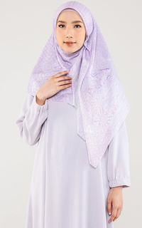 Hijab Motif Alula Lavendula (Voal Square)