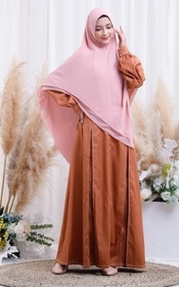 Instant Hijab Khimar Najwa Dusty Pink XL