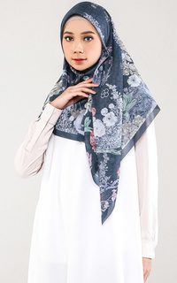 Printed Scarf Mayura Shadow (Voal Square)