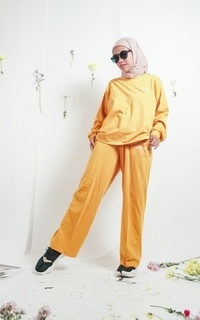 Setelan Jane Set Mustard