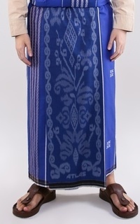 Sarong New Sarung ATLAS Premium 770 Songket Biru Dongker