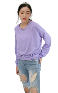 Blouse Yoenik Apparel Citta Rubber Tops Lilac M15797 R40S4