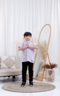 kids' clothing Ghaniyah koko plum  anak