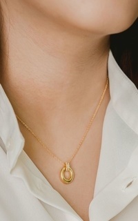 Perhiasan Aeroculata Wisdom Necklace - Gold