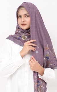 Hijab Motif ALYSSA SERIES EGGPLANT