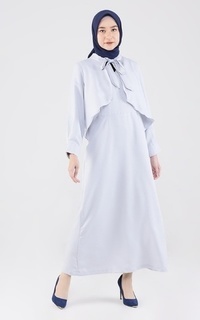 Gamis Long Dress Tia Grey