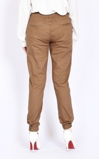 Celana Jogger Cotton Twill Coklat Olive Coklat Olive-474878