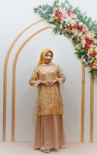 Gamis Nessa Longdress Gold