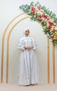 Gamis Kennan Longress Putih