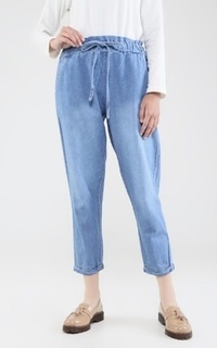 Celana Longpant Denim Baggy Light Blue