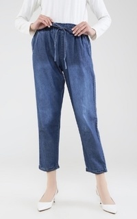 Pants Longpant Denim Baggy Dark Blue