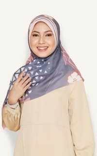 Printed Scarf Kaninna SPRING Premium Voal Scarf Hijab Lasercut