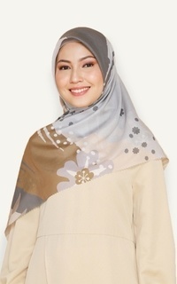 Printed Scarf Kaninna SUMMER Premium Voal Scarf Hijab Lasercut