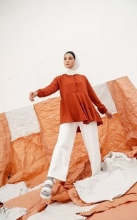 Blouse aseera top terracotta